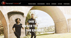 Desktop Screenshot of personal-trainer24.com